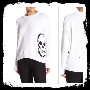 Magaschoni Knit Skull Dinah Sweater